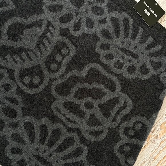 Limited Edition Marimekko Uniqlo - Premium Lambswool Mini Skirt - Picture 3 of 8